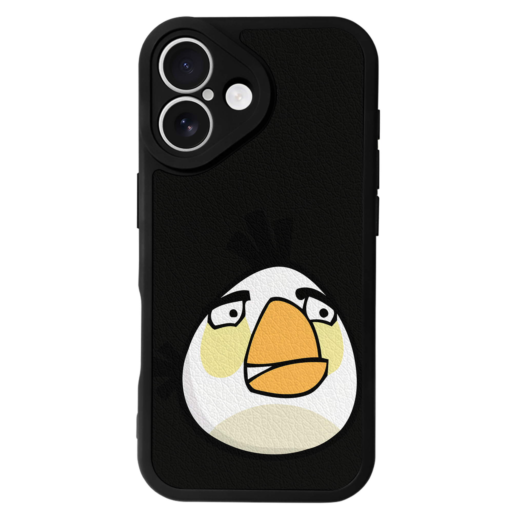 （画像用） Angry Birds アングリーバード 【iPhone 16シリーズ対応】シリコンスマホケース（レザー調） 材質：シリコン